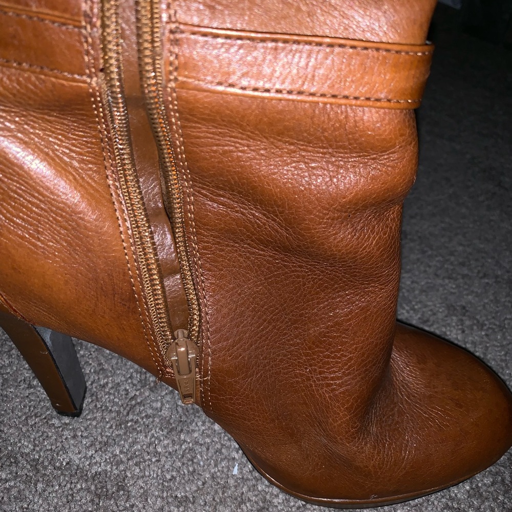 Camel Colored Jessica Simpson Platform 4inch Boots